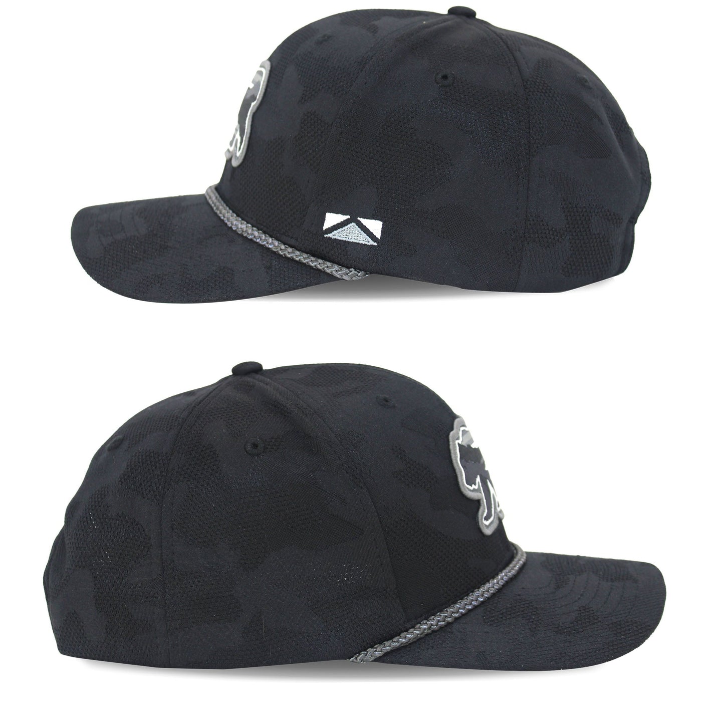 Paramount Outdoors Sunset Bear Cloud Texture 5-Panel Rope Cap