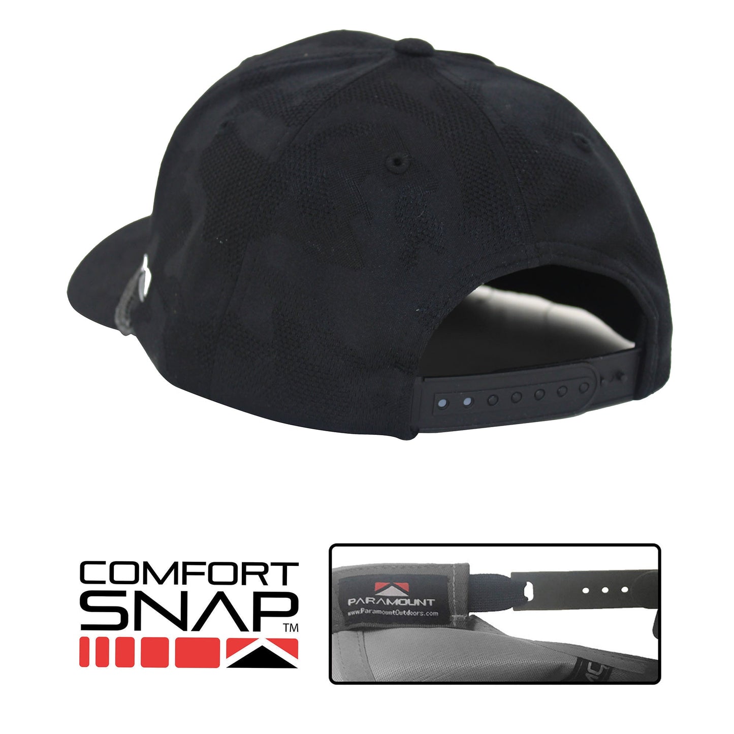 Paramount Outdoors Sunset Bear Cloud Texture 5-Panel Rope Cap