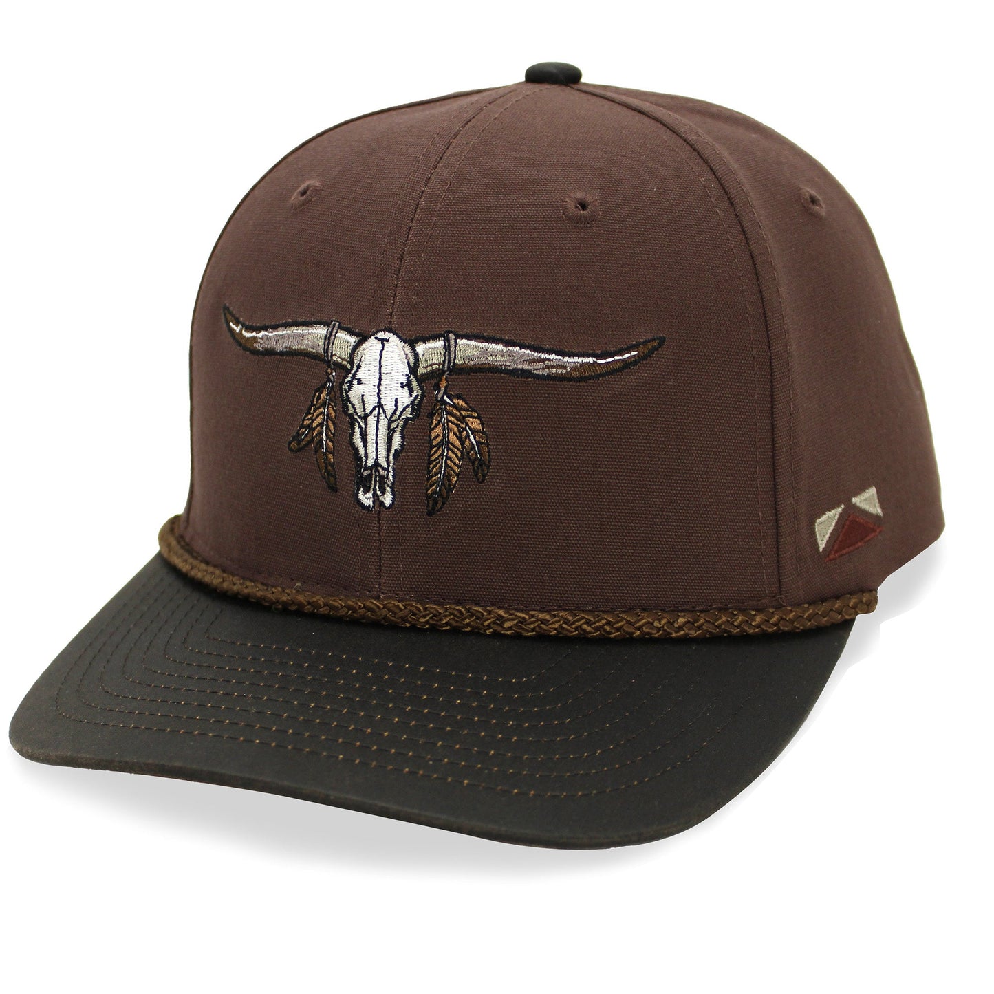 Paramount Outdoors Longhorn 6-Panel Hat with Wax Cloth Visor