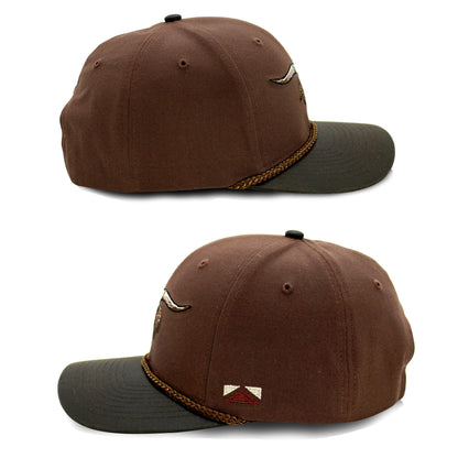 Paramount Outdoors Longhorn 6-Panel Hat with Wax Cloth Visor