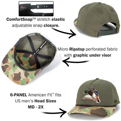 Paramount Outdoors Landing Mallard 5-Panel Base Camp Performance Hat