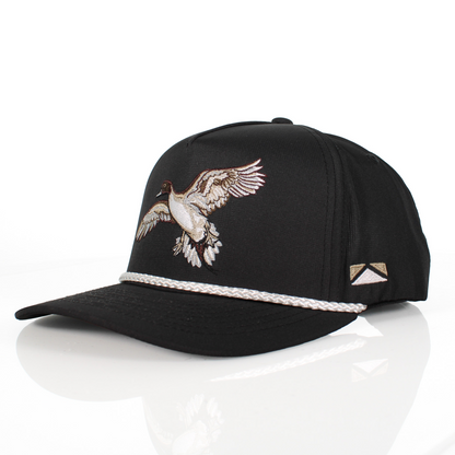 Paramount Outdoors Black Pintail Performance Rope Cap