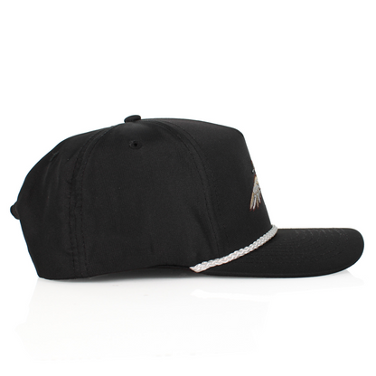 Paramount Outdoors Black Pintail Performance Rope Cap