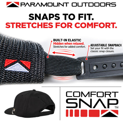 Paramount Outdoors Black Pintail Performance Rope Cap