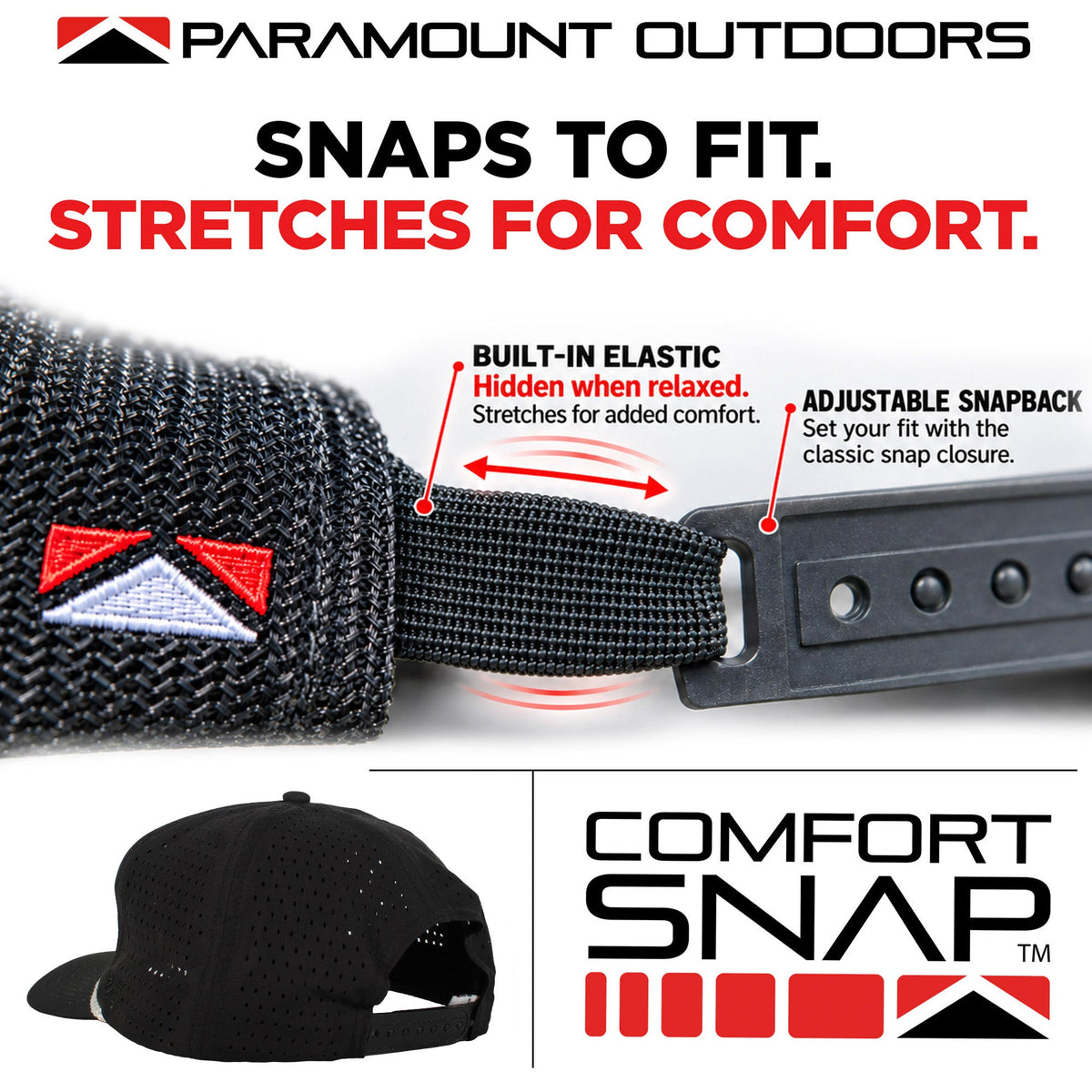 Paramount Outdoors Black Lab Duck Dog 5-Panel Trucker Black