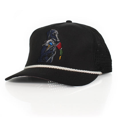 Paramount Outdoors Black Lab Duck Dog 5-Panel Trucker Black