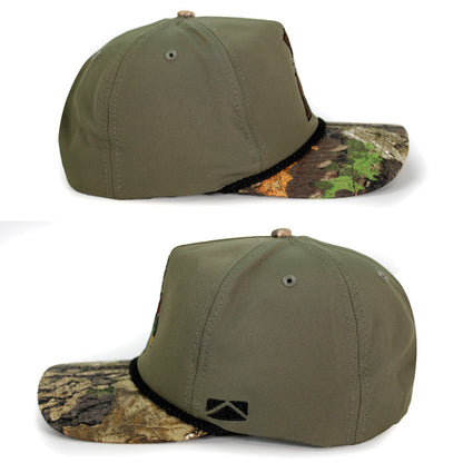 Paramount Outdoors Chocolate Lab Duck Dog 5-Panel Camo Visor