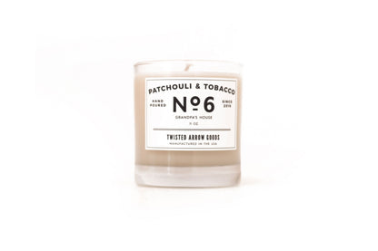 Twisted Arrow Goods Patchouli & Tobacco No.6 Soy Candle