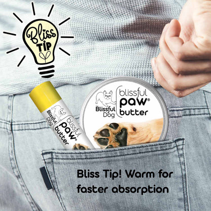 The Blissful Dog Blissful Paw® Butter Moisturizes Rough, Dry Paw Pads