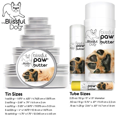 The Blissful Dog Blissful Paw® Butter Moisturizes Rough, Dry Paw Pads