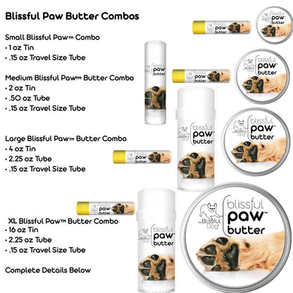 The Blissful Dog Blissful Paw® Butter Moisturizes Rough, Dry Paw Pads