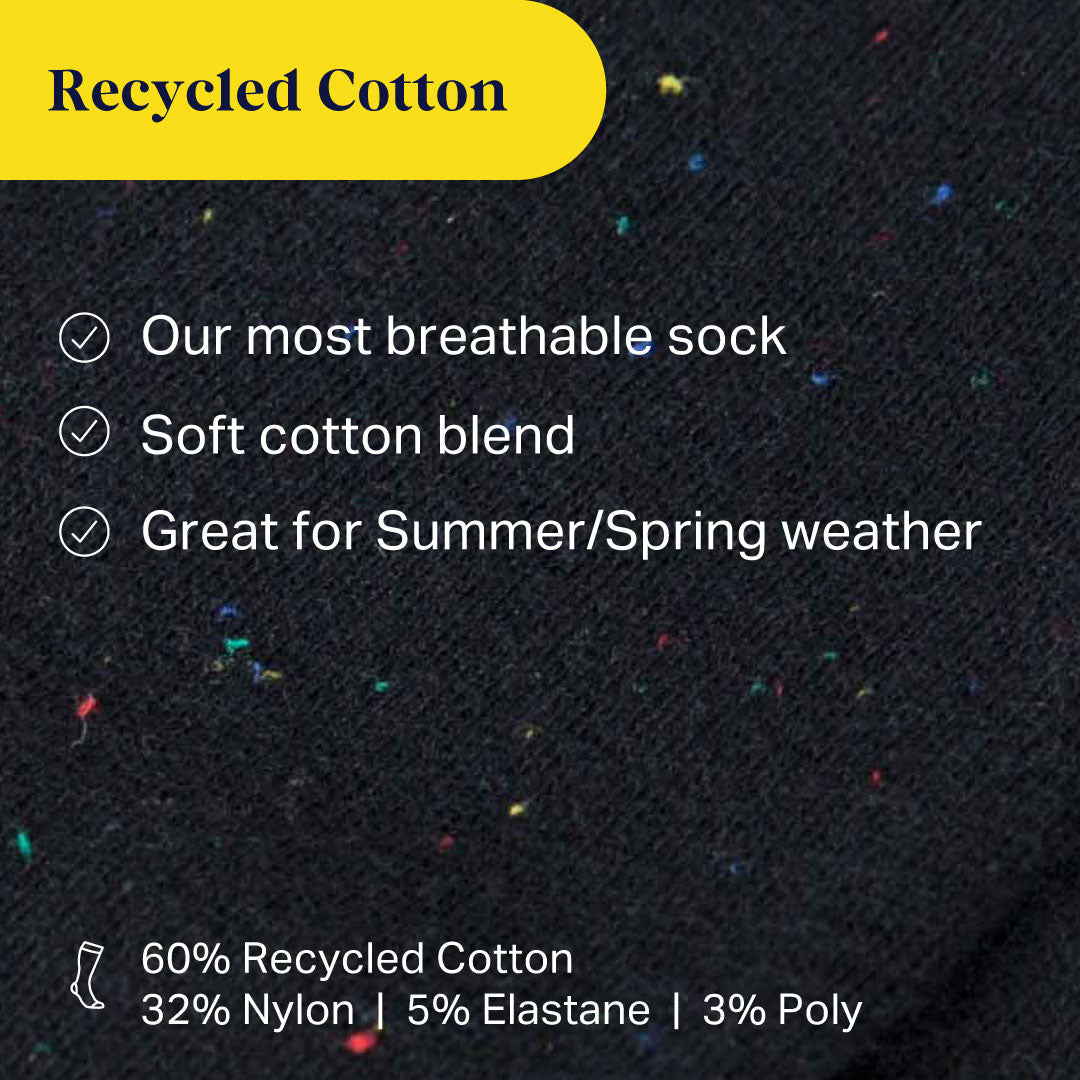 Comrad Recycled Cotton Compression Socks