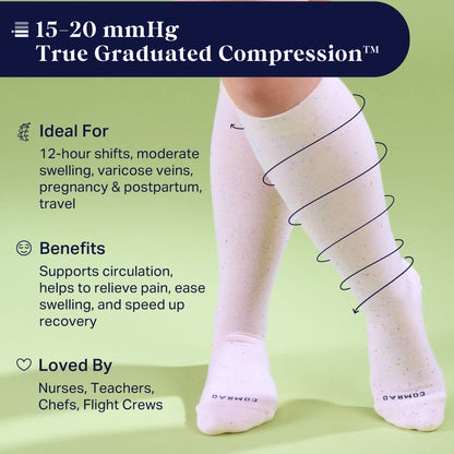Comrad Recycled Cotton Compression Socks