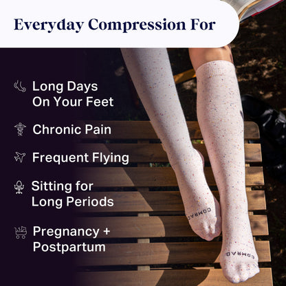 Comrad Recycled Cotton Compression Socks