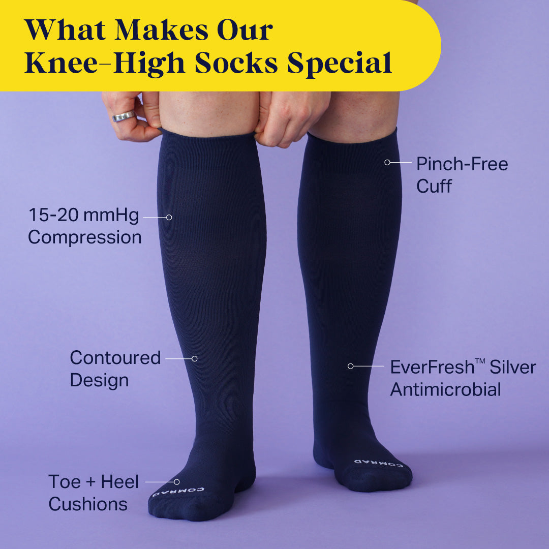 Comrad Knee-High Compression Socks – Solid