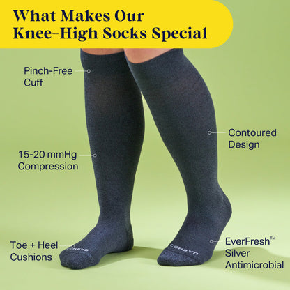 Comrad Knee-High Compression Socks - Solid