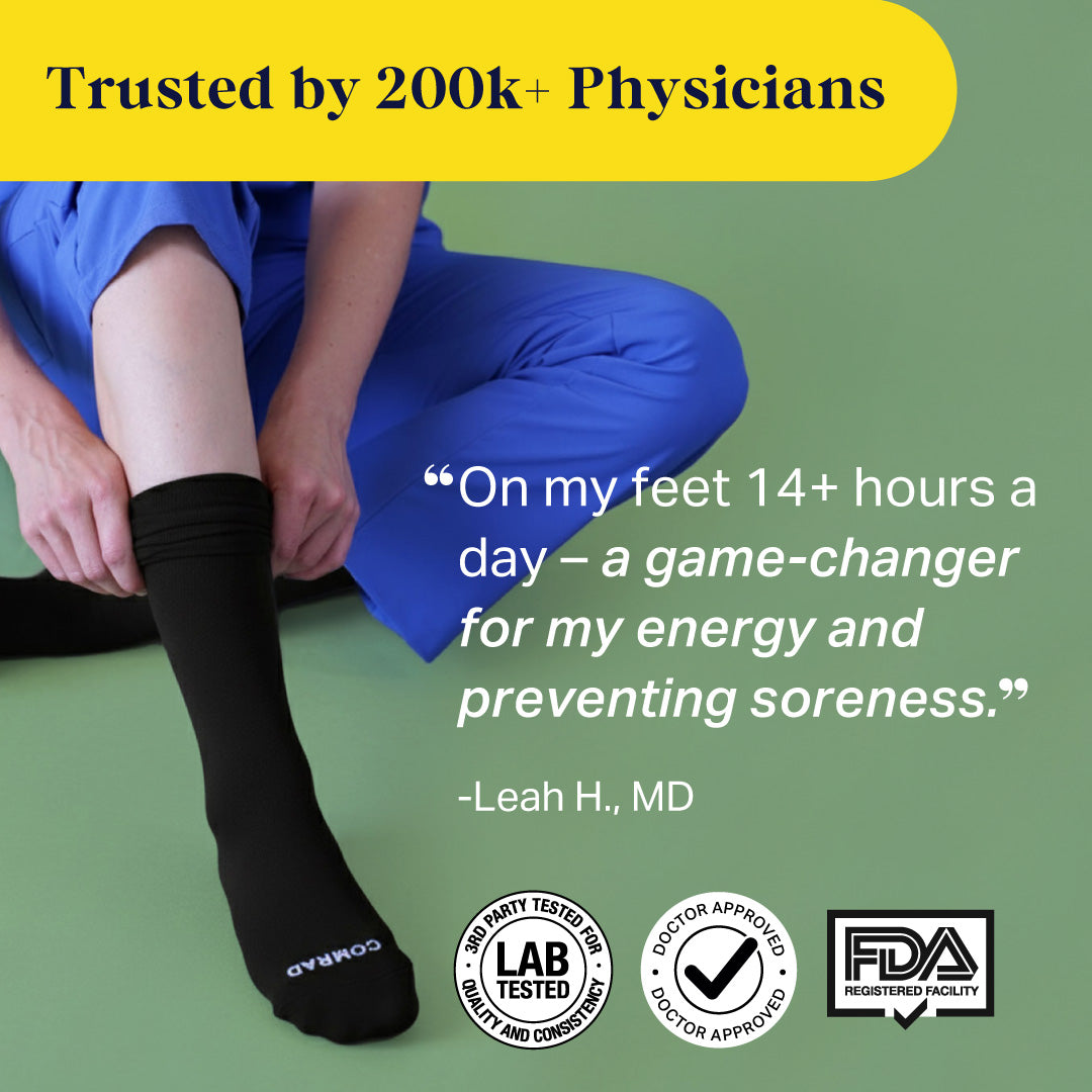 Comrad Knee-High Compression Socks – Solid