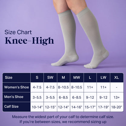 Comrad Knee-High Compression Socks – Stripes (20-30 mmHg)