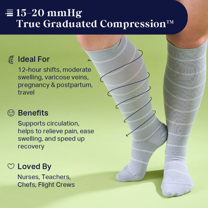 Comrad Knee-High Compression Socks – 3 Pack