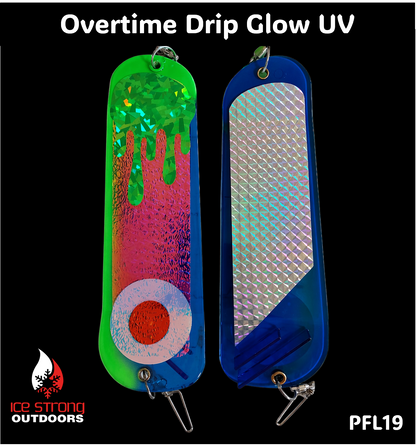 Ice Strong Outdoors - 8.5" Dual Fin Flasher Series - Painted Glow/UV Series - NEW 2026!