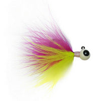 Kenders - Pink/Chartreuse  Marabou Tungsten Jig