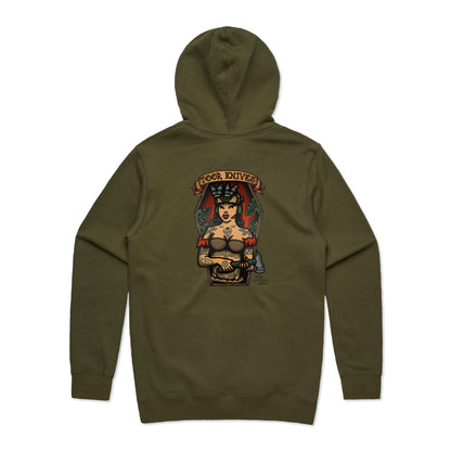 Toor Knives Pin-Up Hula Operator Hoodie