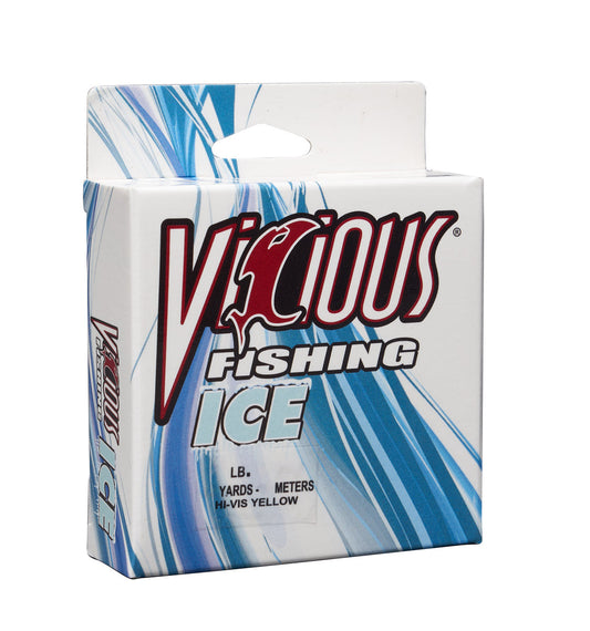 Vicious Ice Hi-Vis Yellow Mono - 14 Lb Test
