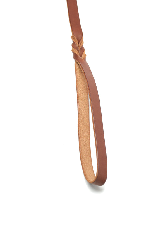 Texas Saddlery Chocolate Basket Dog Leash