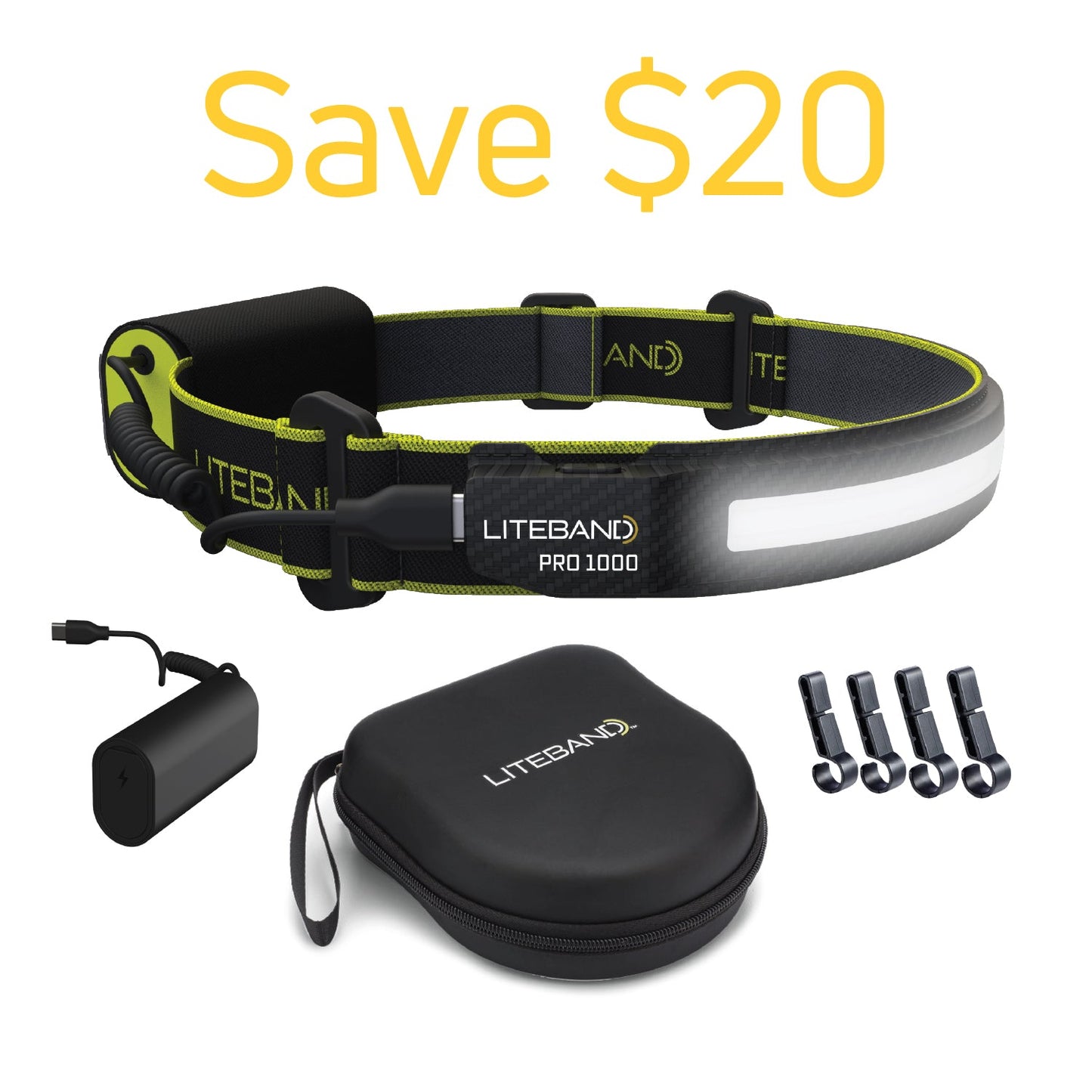 Liteband PRO 1000 Lumen Bundle