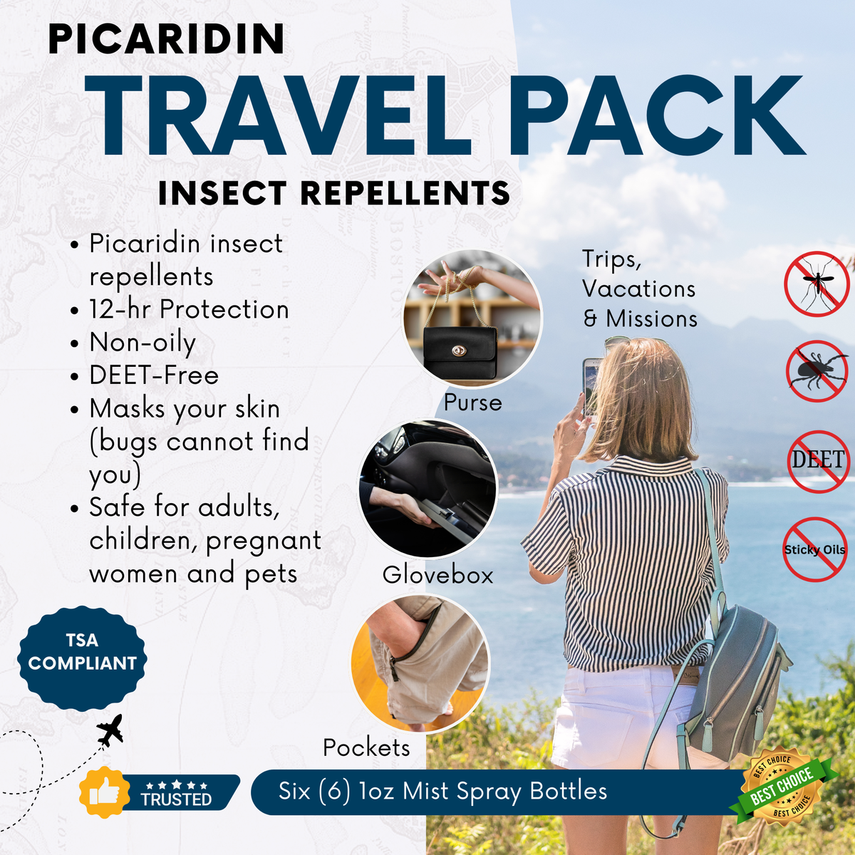 Zone Protects Scented Insect Repellent 1oz Master Case