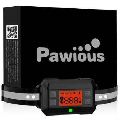 Pawious - GPS Dog Fence F810+, 2nd Gen with GPS Signal Boost Chip and AI Scene Recognition
