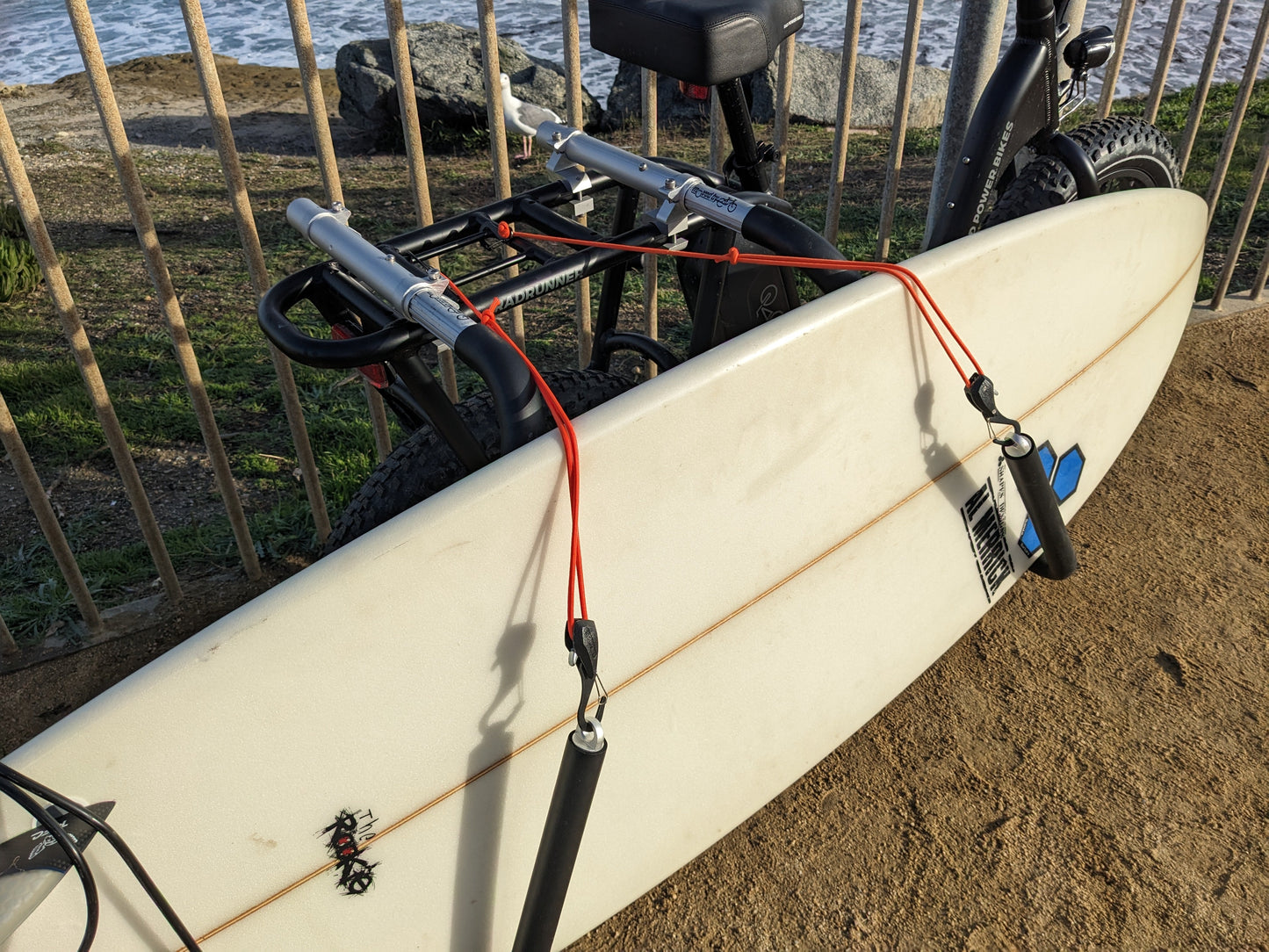 Moved By Bikes  Particle Cord Lock Set (pair), 6'