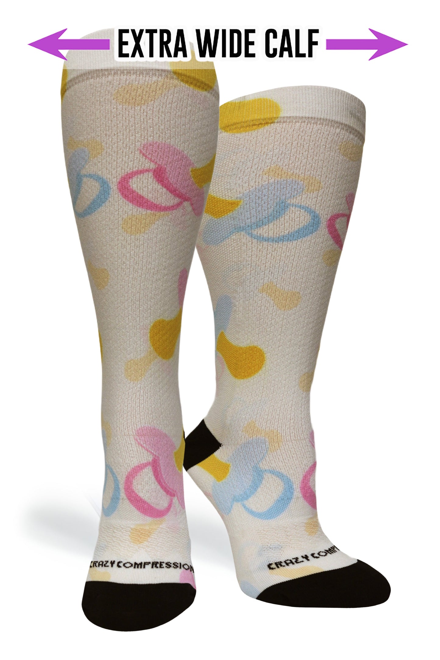 Crazy Compression Pacifiers - (Standard & Extra Wide)