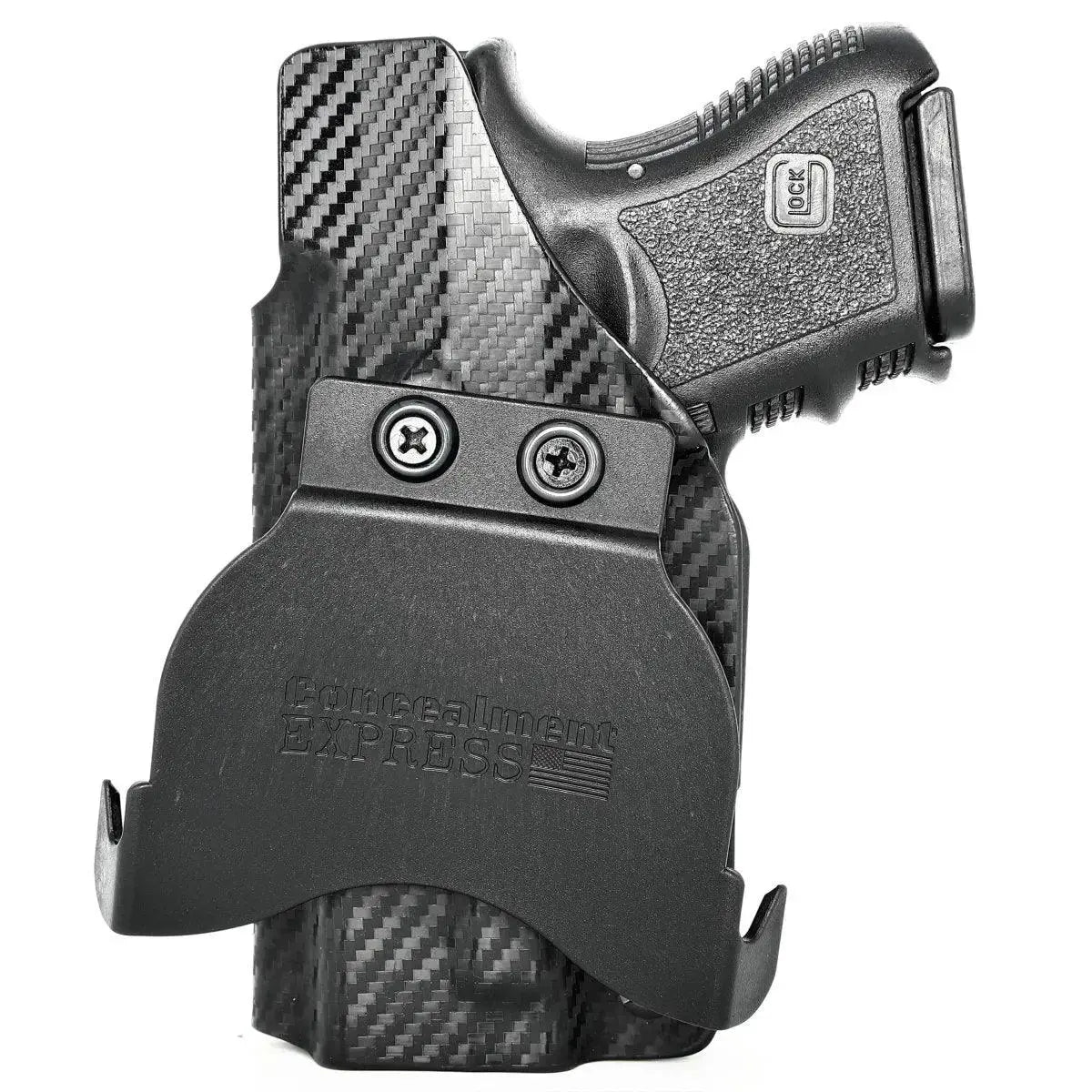 Rounded Gear Paddle Holster fits: Glock 26 27 33