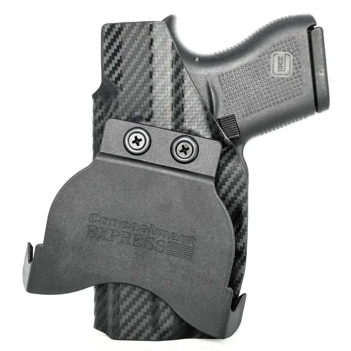 Rounded Gear Paddle Holster fits: Glock 43X