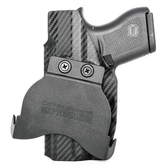 Rounded Gear Paddle Holster fits: Glock 43X