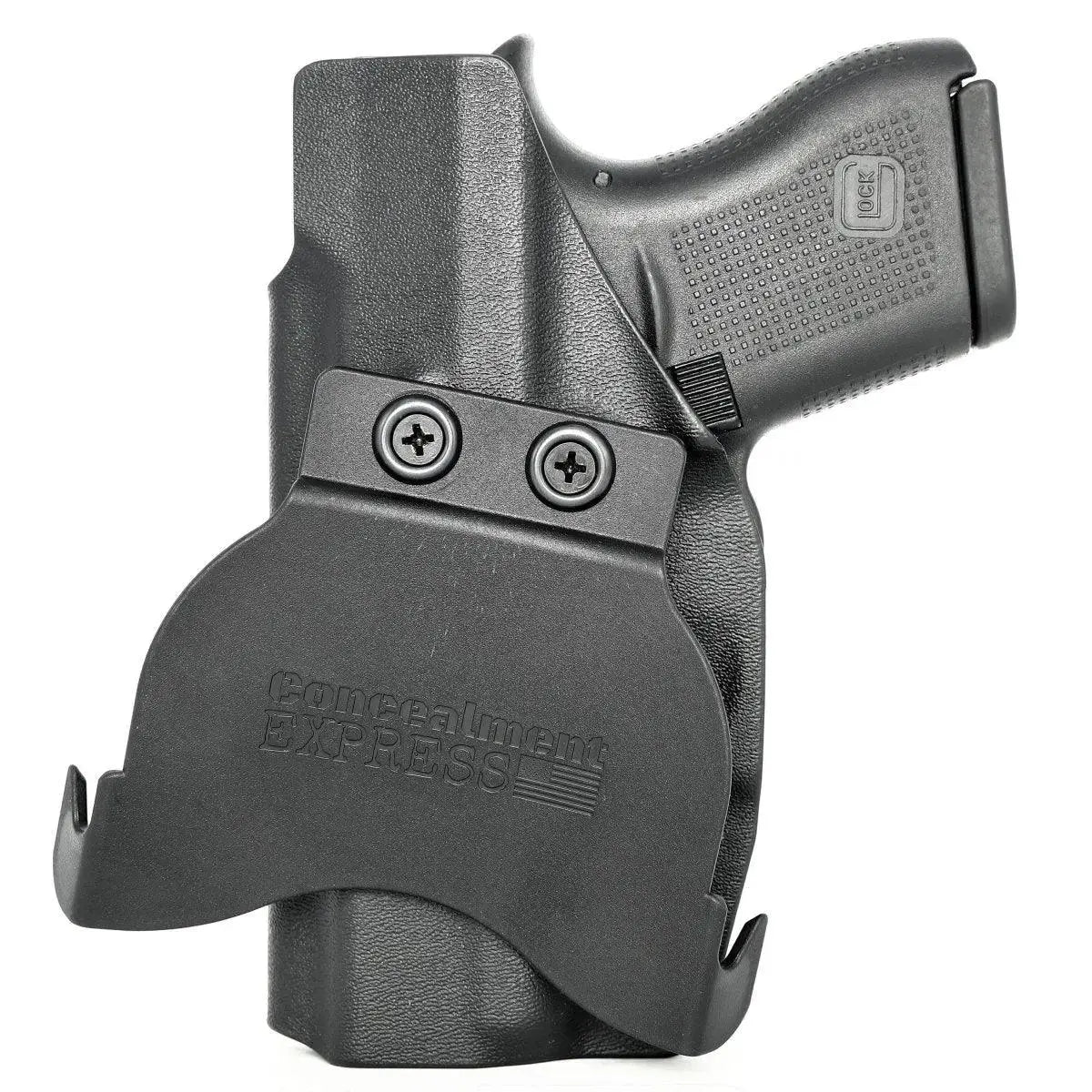 Rounded Gear Paddle Holster fits: Glock 43X