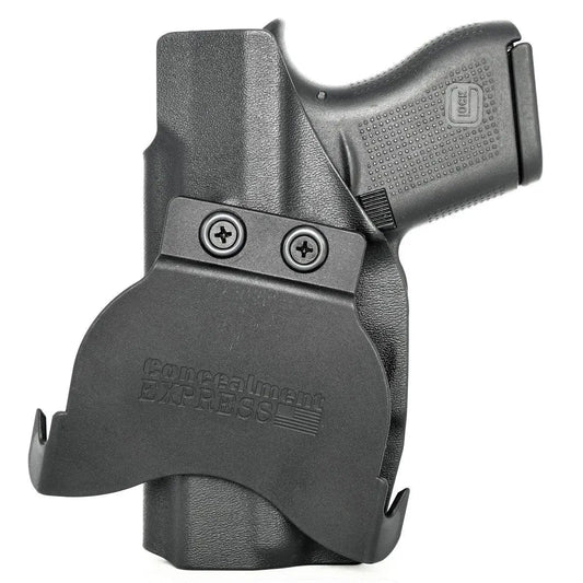 Rounded Gear Paddle Holster fits: Glock 43X