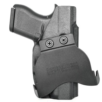 Rounded Gear Paddle Holster fits: Glock 43X