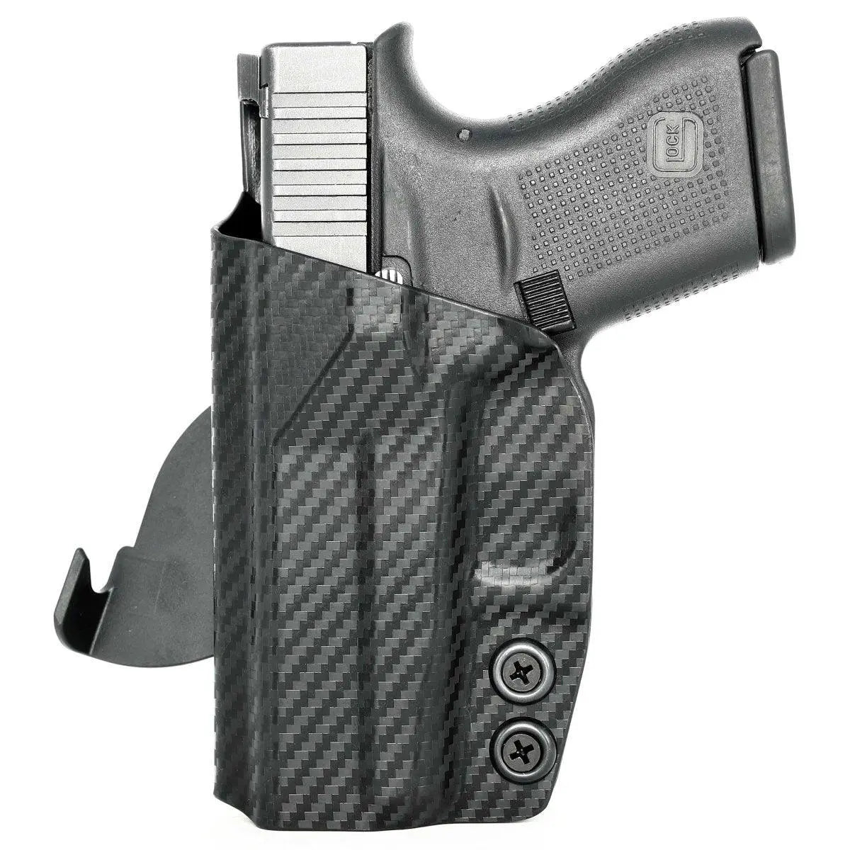 Rounded Gear Paddle Holster fits: Glock 43X