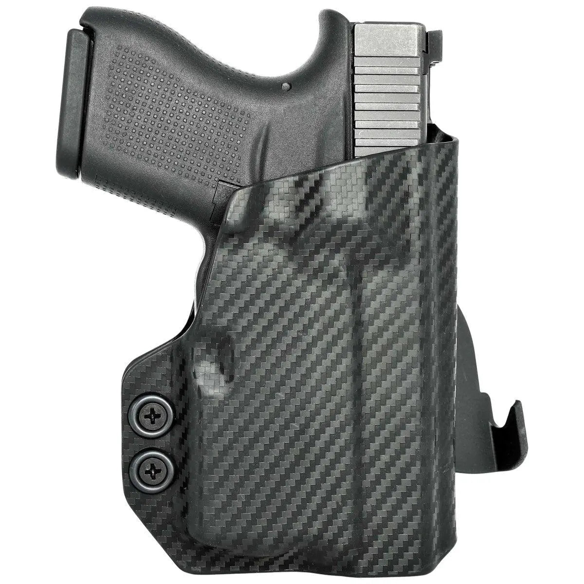 Rounded Gear Paddle Holster fits: Glock 43X TLR-6