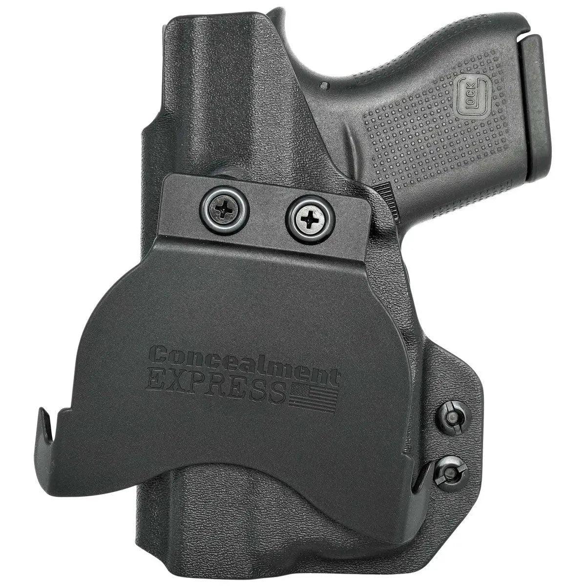 Rounded Gear Paddle Holster fits: Glock 43X TLR-6