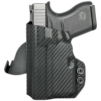 Rounded Gear Paddle Holster fits: Glock 43X TLR-6