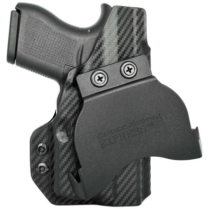 Rounded Gear Paddle Holster fits: Glock 43X TLR-6