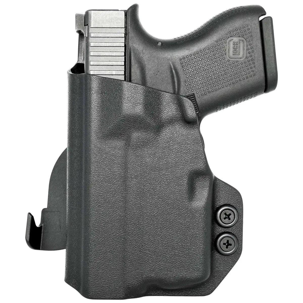 Rounded Gear Paddle Holster fits: Glock 43X TLR-6