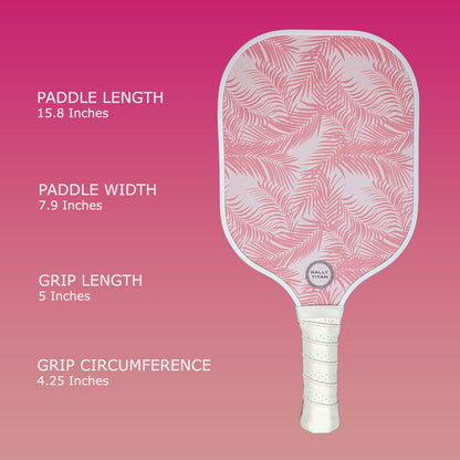 Rally Titan Pickleball Malibu | 10MM | T300 Textured Carbon Fiber Surface