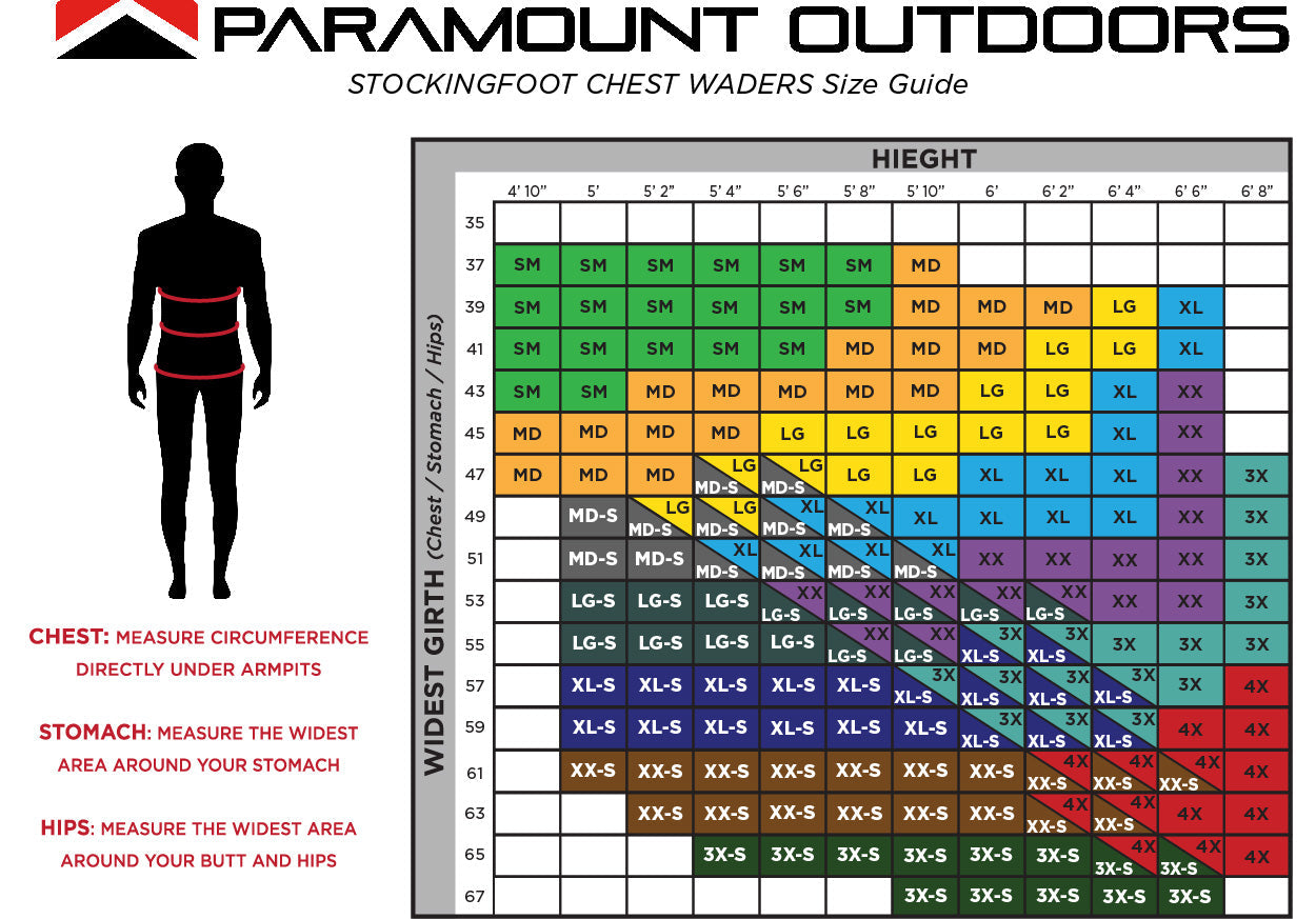 Paramount Outdoors DEEP EDDY™ Breathable Chest Wader