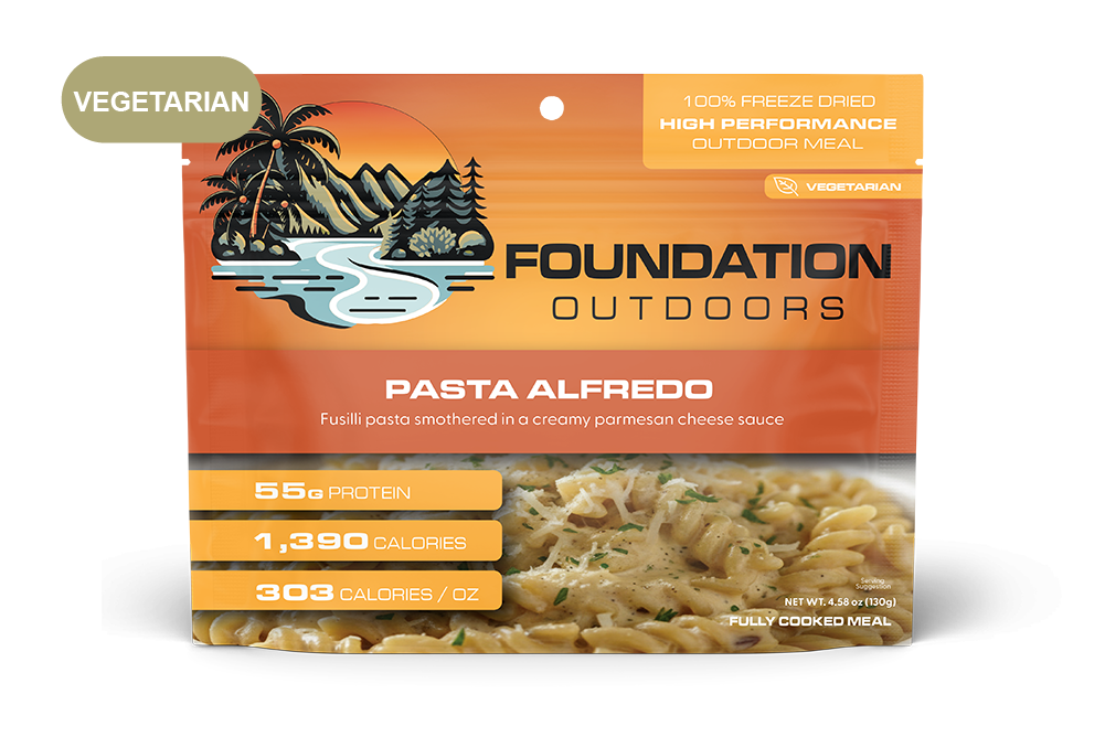 Foundation Outdoors Pasta Alfredo Meal