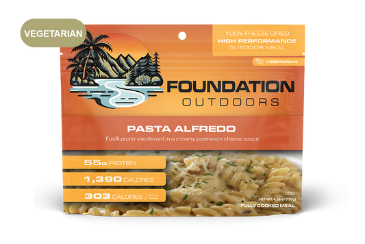 Foundation Outdoors Pasta Alfredo Meal