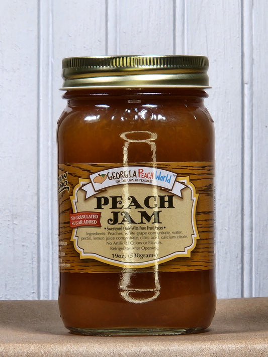 Georgia Peach Peach Jam - No Sugar Added